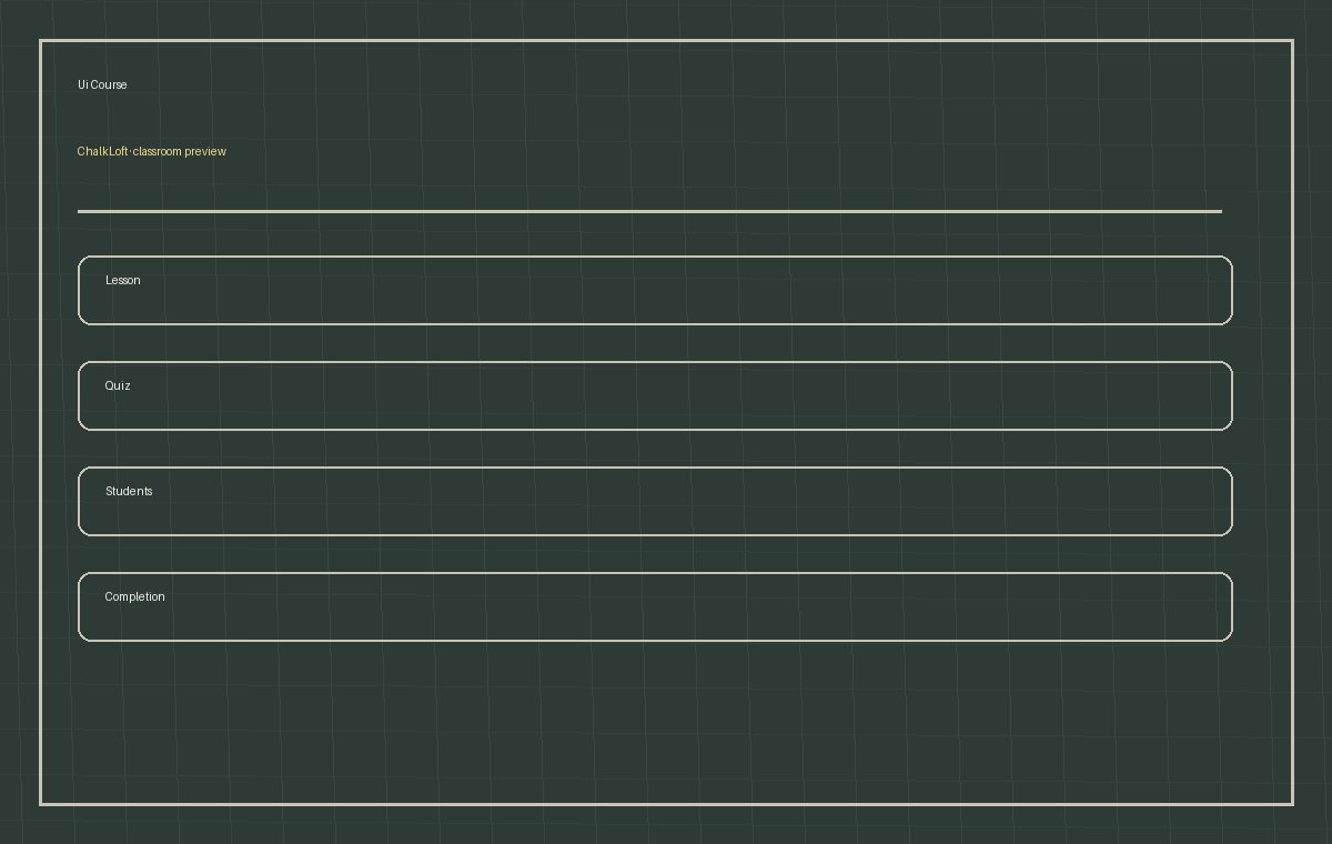 Lesson Studio interface